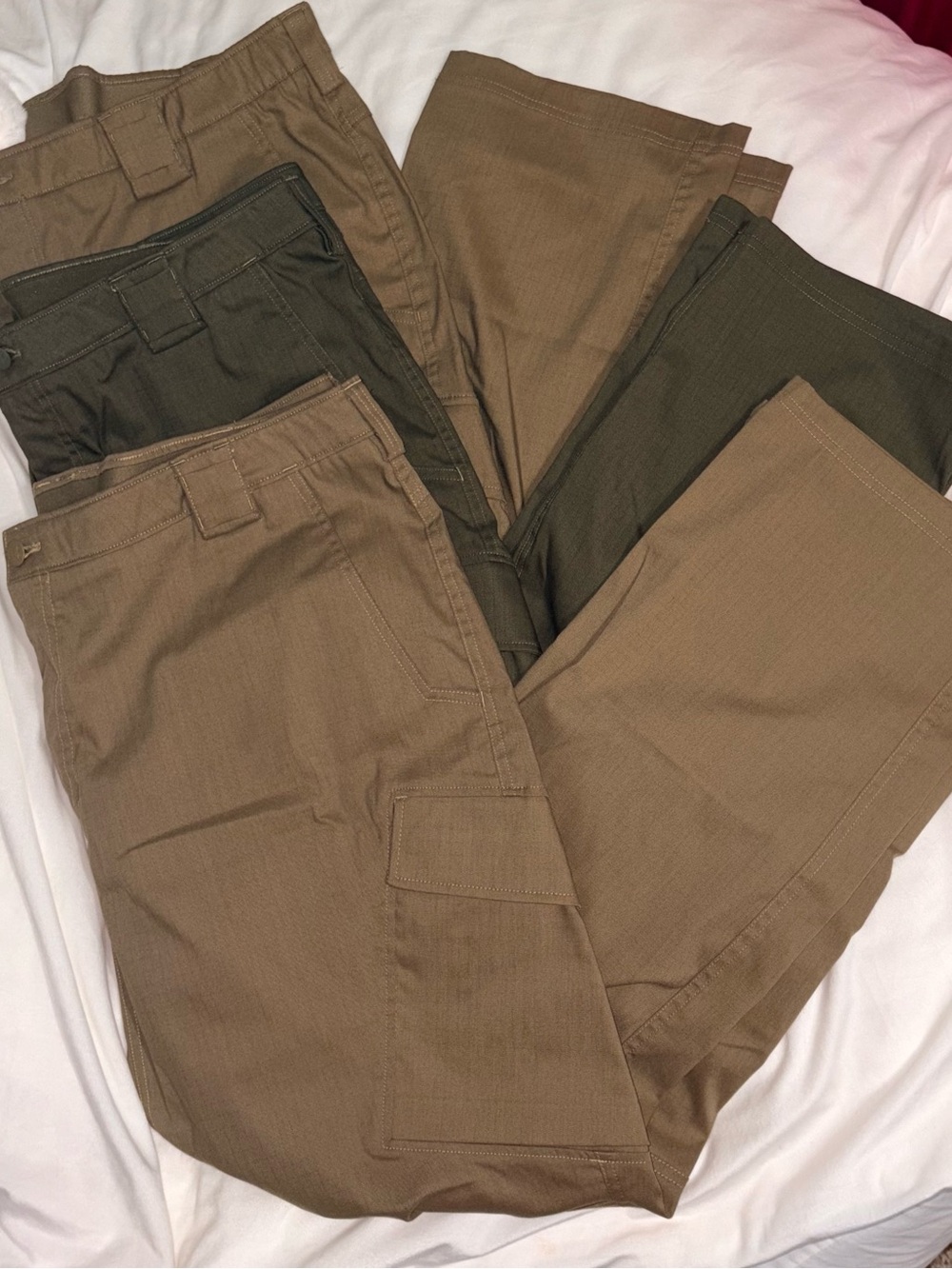 Under Armor 42 x 32 STORM Utility Cargo Pants Bundle in Olive and Khaki